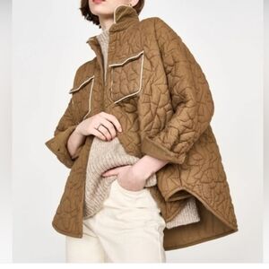 Mirth Kyoto Jacket In Quilted Tannin